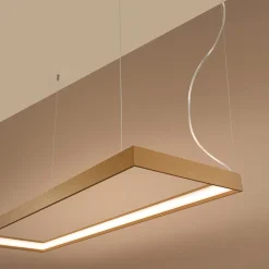 Żyrandol TUULA L złoty LED 3000K