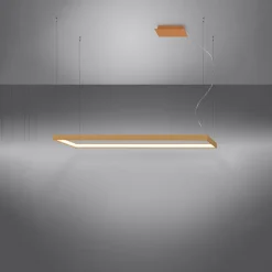 Żyrandol TUULA L złoty LED 4000K