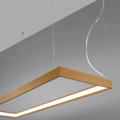 Żyrandol TUULA L złoty LED 4000K