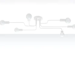 Żyrandol VECTOR 6 biały