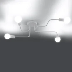 Żyrandol VECTOR 4 biały