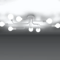 Żyrandol VECTOR 8 biały