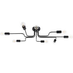 Żyrandol VECTOR 8 czarny