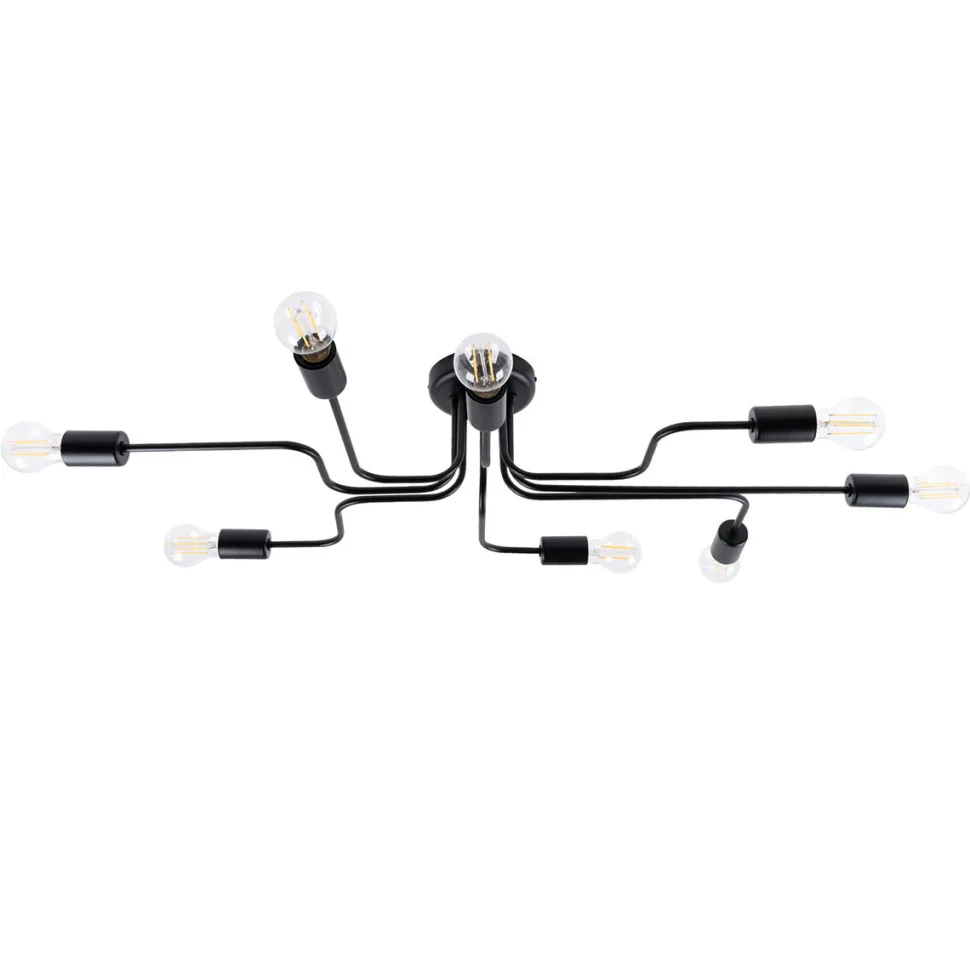 Żyrandol VECTOR 8 czarny