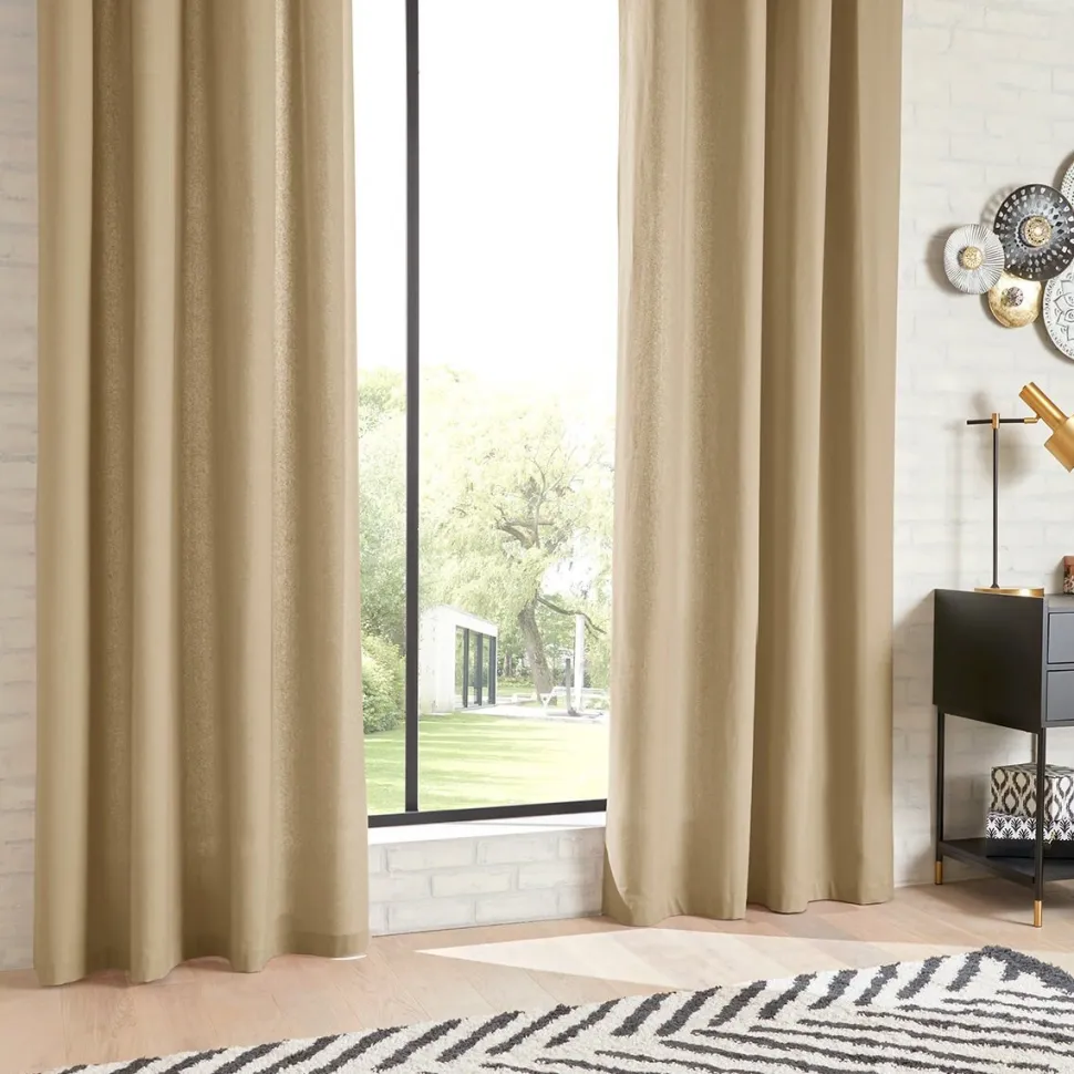 Zasłona Anjali beżowa 135x240cm