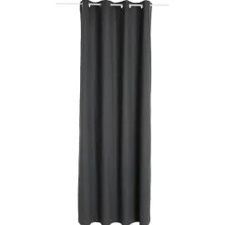 Zasłona Panama szara 140x260cm