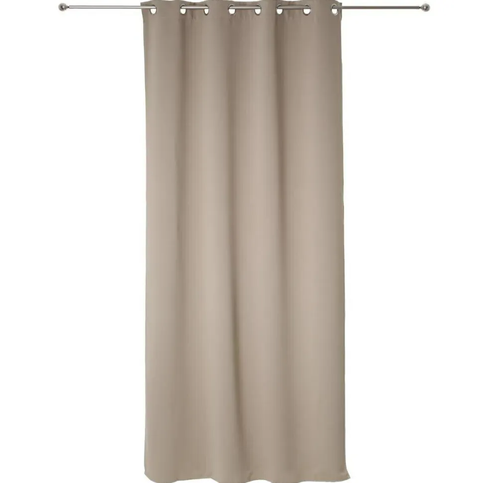 Zasłony 2 szt zaciemniające 135x240 cm beżowe