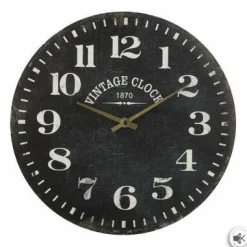 Zegar Alex 38cm vintage czarny