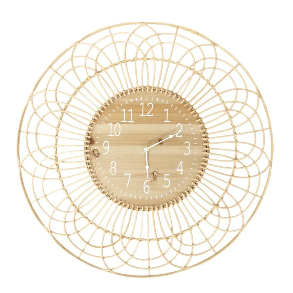 Zegar Boho Mauu naturalny