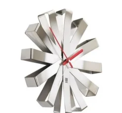 Zegar ścienny stalowy, RIBBON