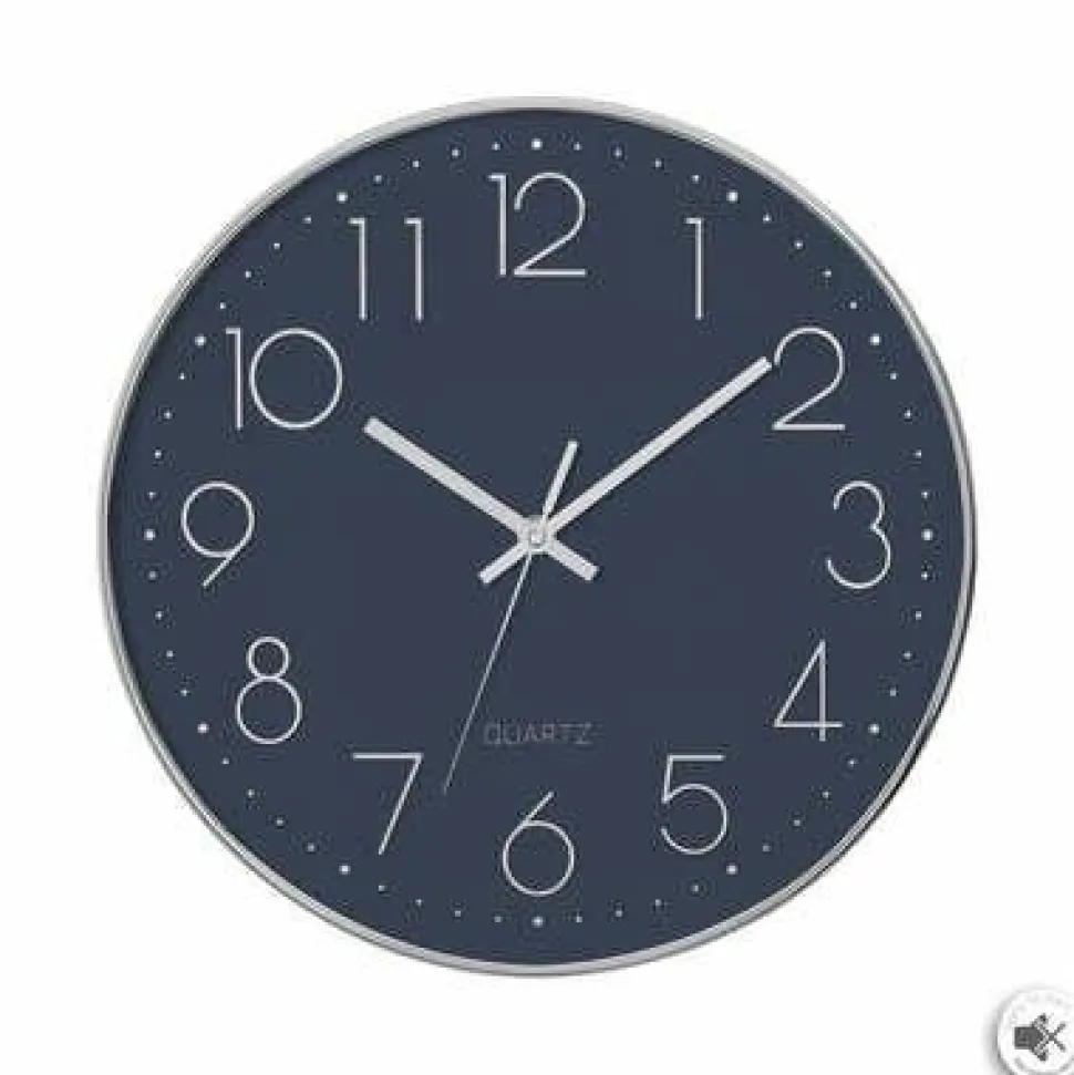 Zegar Laure 30cm granatowy