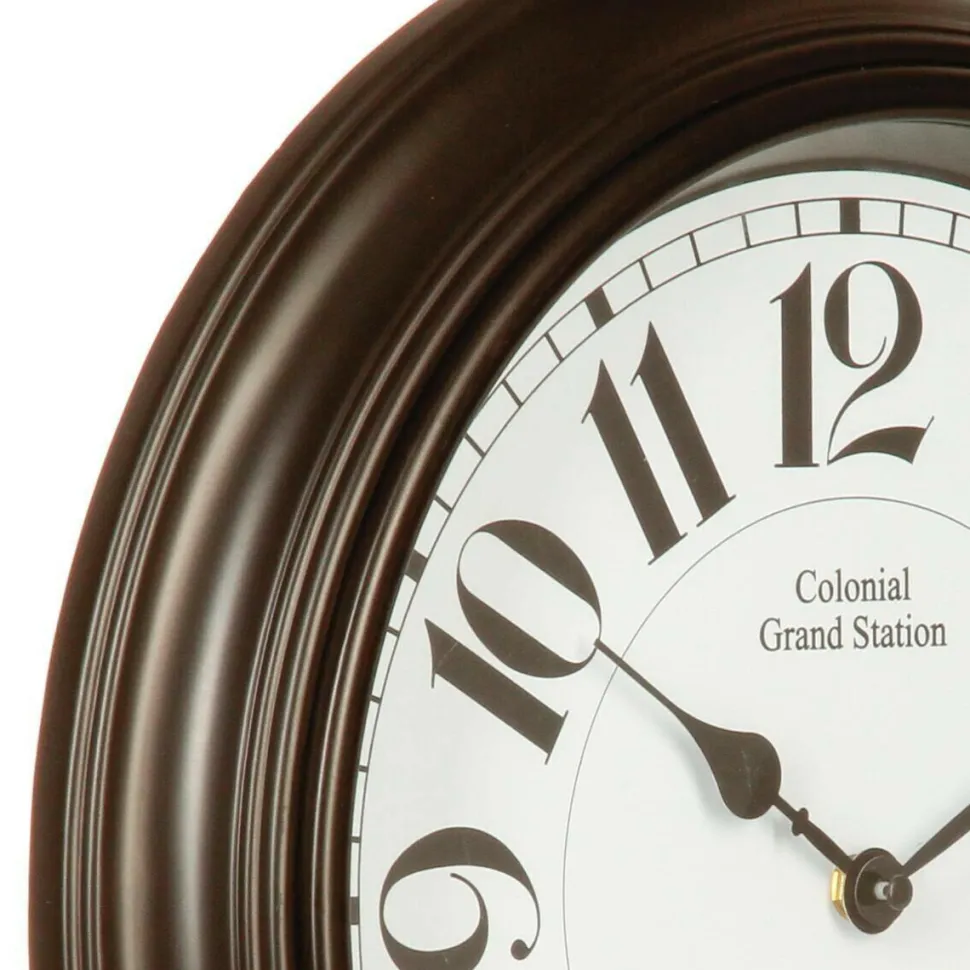 Zegar Moldi 40cm czarny