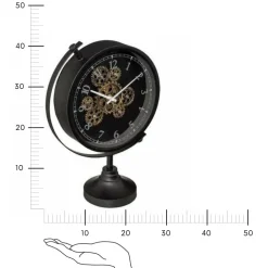 Zegar na nóżce Mely 40cm czarny