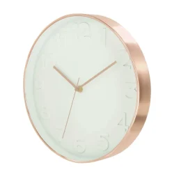 Zegar Rotin golden rose/ white