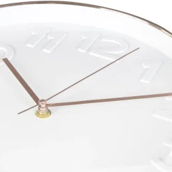 Zegar Rotin golden rose/ white