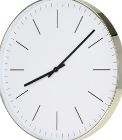 Zegar Slimer okrągły biały