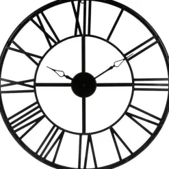 Zegar Vintage okrągły czarny