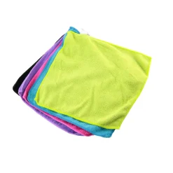 Zestaw 5 ścierek z mikrofibry 30x28cm kolorowe