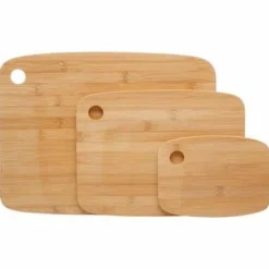 Zestaw 3 desek do krojenia bambus