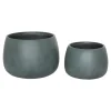 Zestaw 2 doniczek Stanbury szaro-zielone