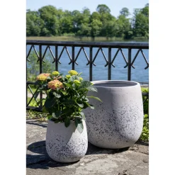 Zestaw 2 doniczek Sutton szare