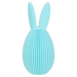 Zestaw 2 figurek wielkanocnych jajek      turkusowych