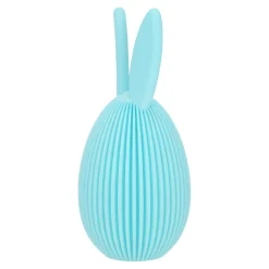 Zestaw 2 figurek wielkanocnych jajek      turkusowych