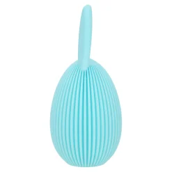 Zestaw 2 figurek wielkanocnych jajek      turkusowych