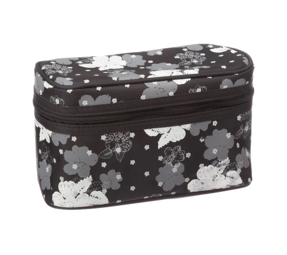 Zestaw 4 kosmetyczek Winter czarny