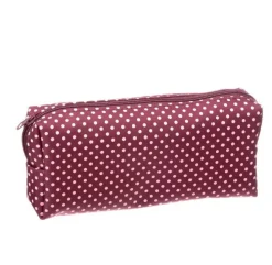 Zestaw 4 kosmetyczek Winter czerwony