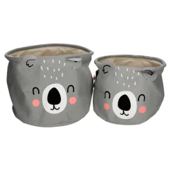 Zestaw 2 koszy Koala z tkaniny