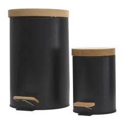 Zestaw 2 koszy na śmieci czarne