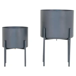 Zestaw 2 kwietników Pawia szare