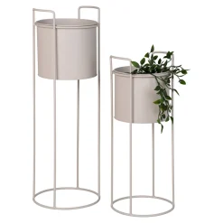 Zestaw 2 kwietników Rabo beżowe