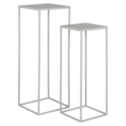 Zestaw 2 kwietników/stolików Beja szare