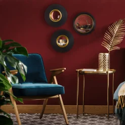 Zestaw 3 luster Oko czarne