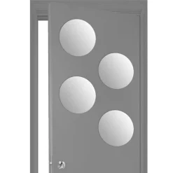 Zestaw 4 luster samoprzylepnych okrągłych