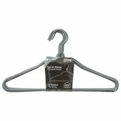 Zestaw 10 metalowych wieszaków na ubrania