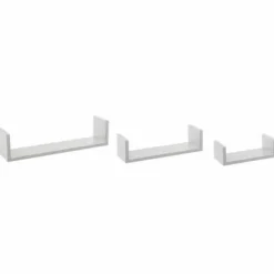 Zestaw 3 półek Edge białe