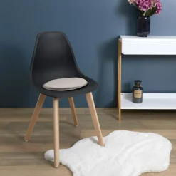 Zestaw 6 poduszek Velvet na krzesło Taup