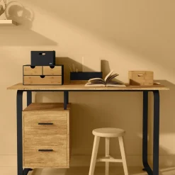 Zestaw 3 pudełek bambusowych z uchwytami