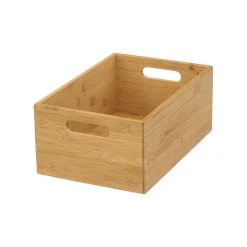 Zestaw 3 pudełek bambusowych z uchwytami