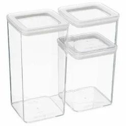 Zestaw 3 pudełek Eske transparentne