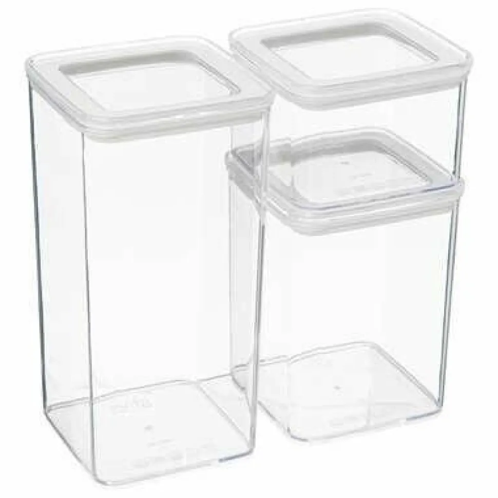 Zestaw 3 pudełek Eske transparentne