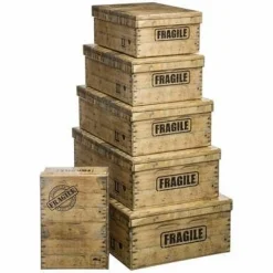 Zestaw 6 pudełek Fragile