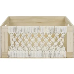 Zestaw 3 pudełek Gigogne boho plecione