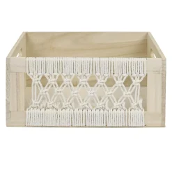 Zestaw 3 pudełek Gigogne boho plecione