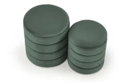 Zestaw 2 puf Gabael zielony