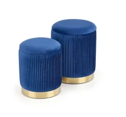 Zestaw 2 puf Goltra ze schowkiem