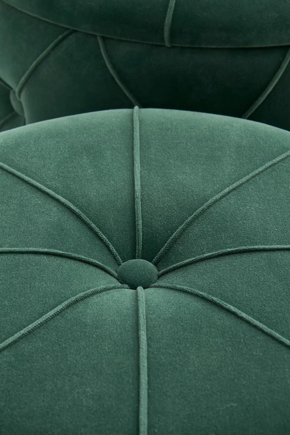 Zestaw 2 puf Grena ze schowkiem zielone